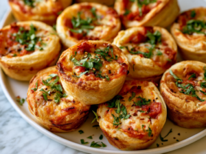 Mini Pizza Pot Pies Recipe featured image