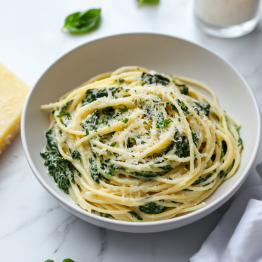 Creamy Spinach Pasta Recipe