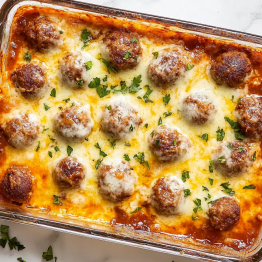 Dump-and-Bake-Meatball-Casserole-Recipe